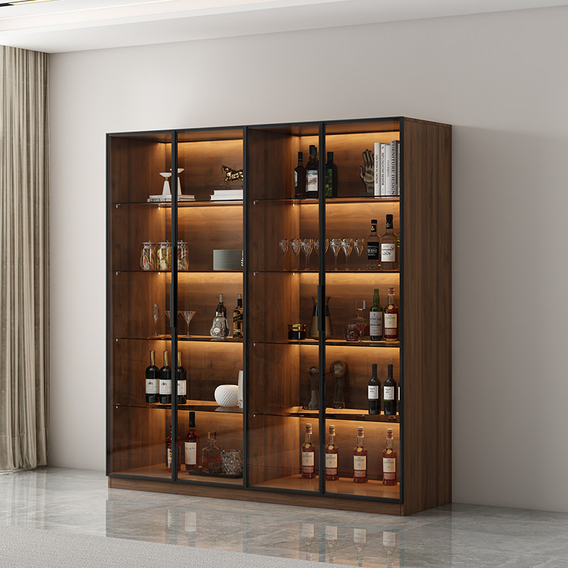 Home Bar Shelves - Designer Moderner Barschrank Wohnzimmer-Regale Dekoration Nordischer