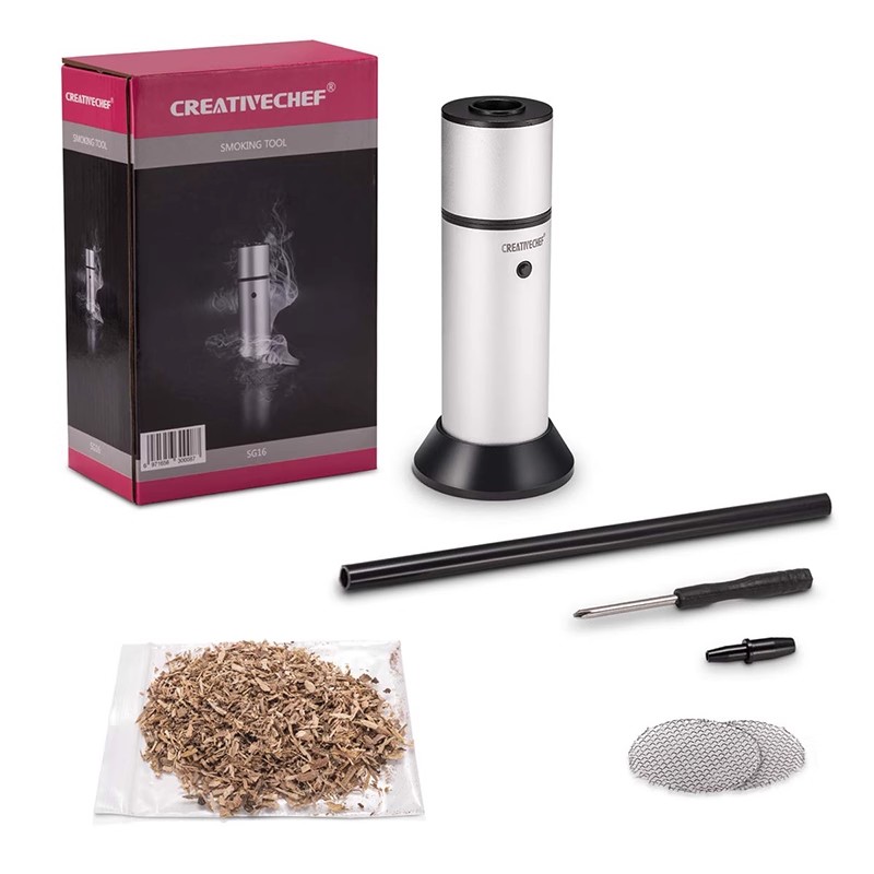 Smoking Gun Kit - 1 Set Lebensmittel-Kaltrauchgenerator, tragbar, molekulare Küche,