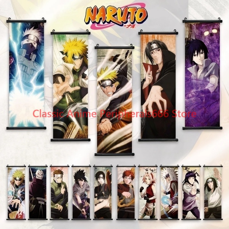 Home Bar Shelf - Naruto hängende Malerei Leinwand Haupt dekoration