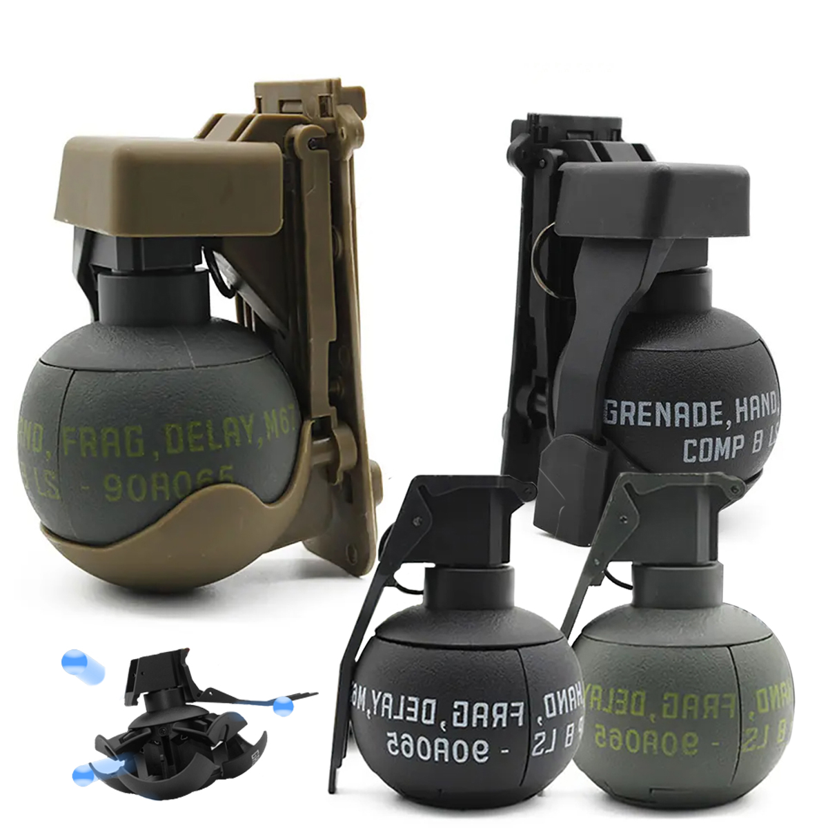 Smoking Gun Kit - AA- Taktisches Granaten-Modellset, M67 Granatenmodell, Granate,