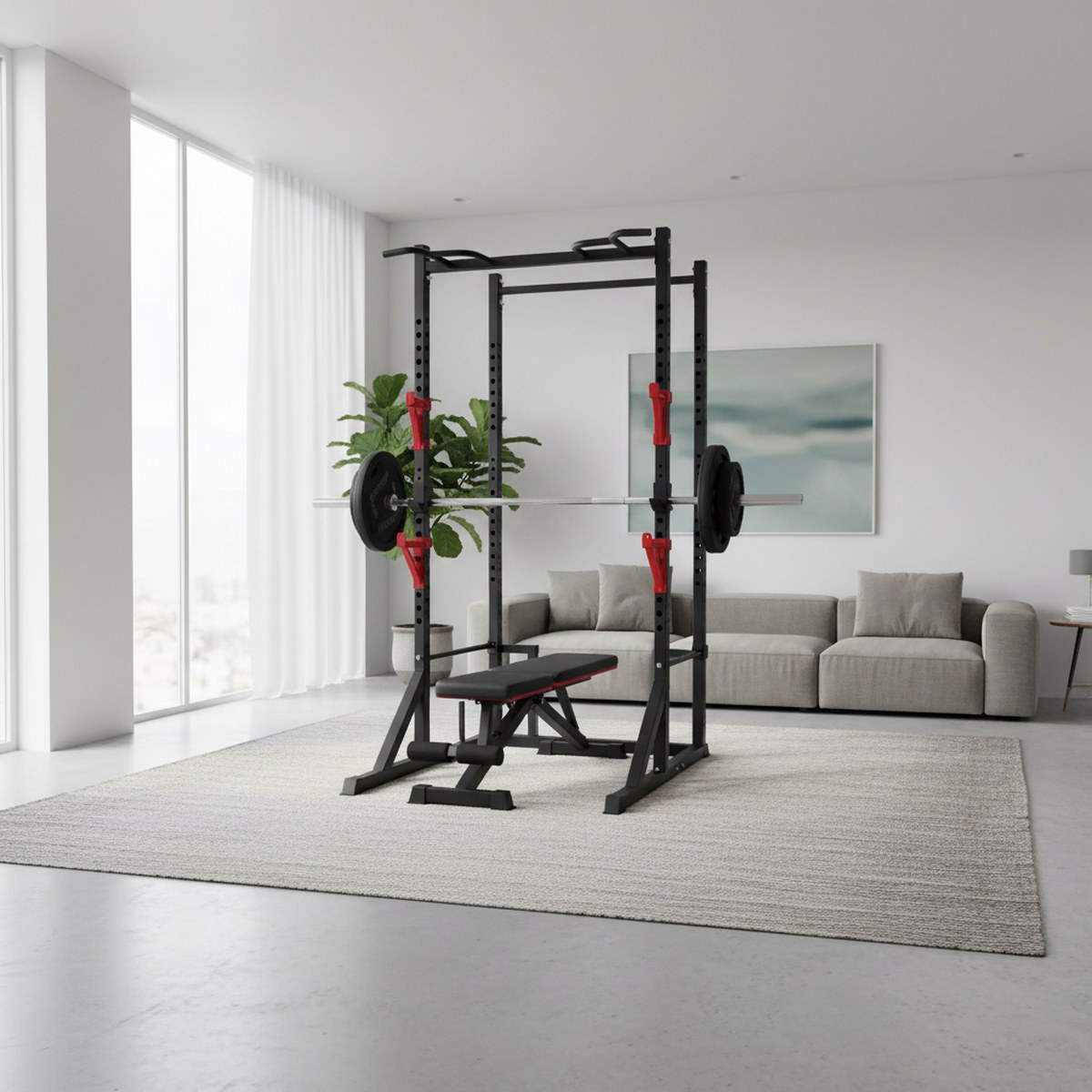 Verstellbares Power Rack mit K – Home Bar And Gym Bewertung und Preis