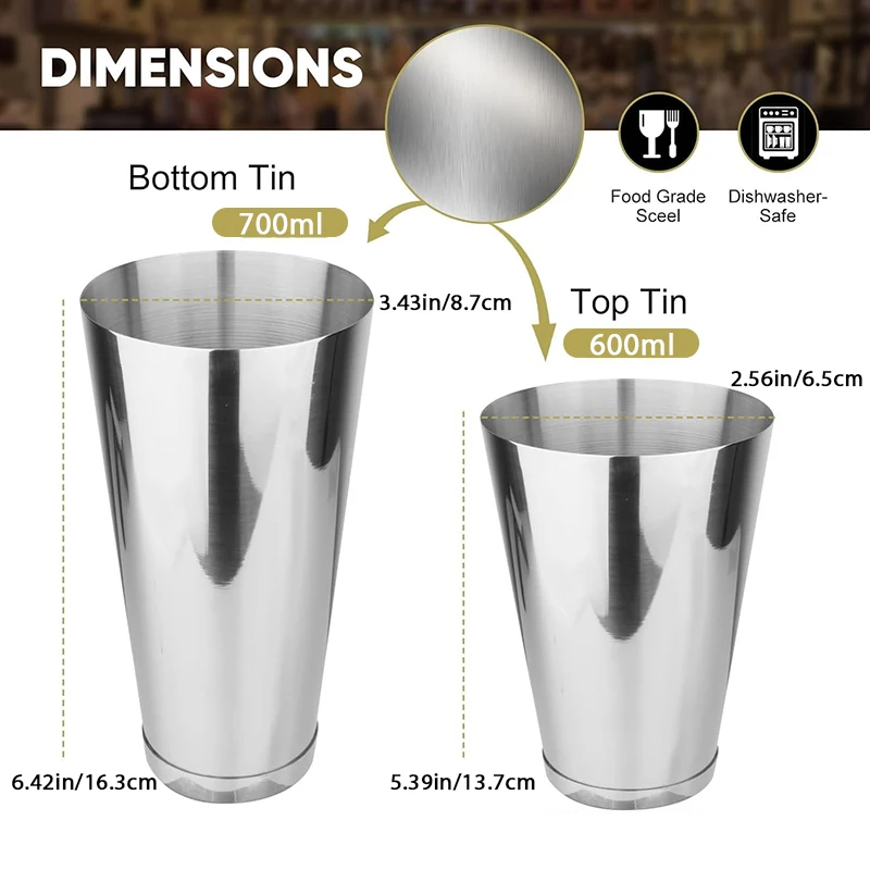 Boston Cocktail Shaker Set 18  – Boston Shaker Set Bewertung und Preis