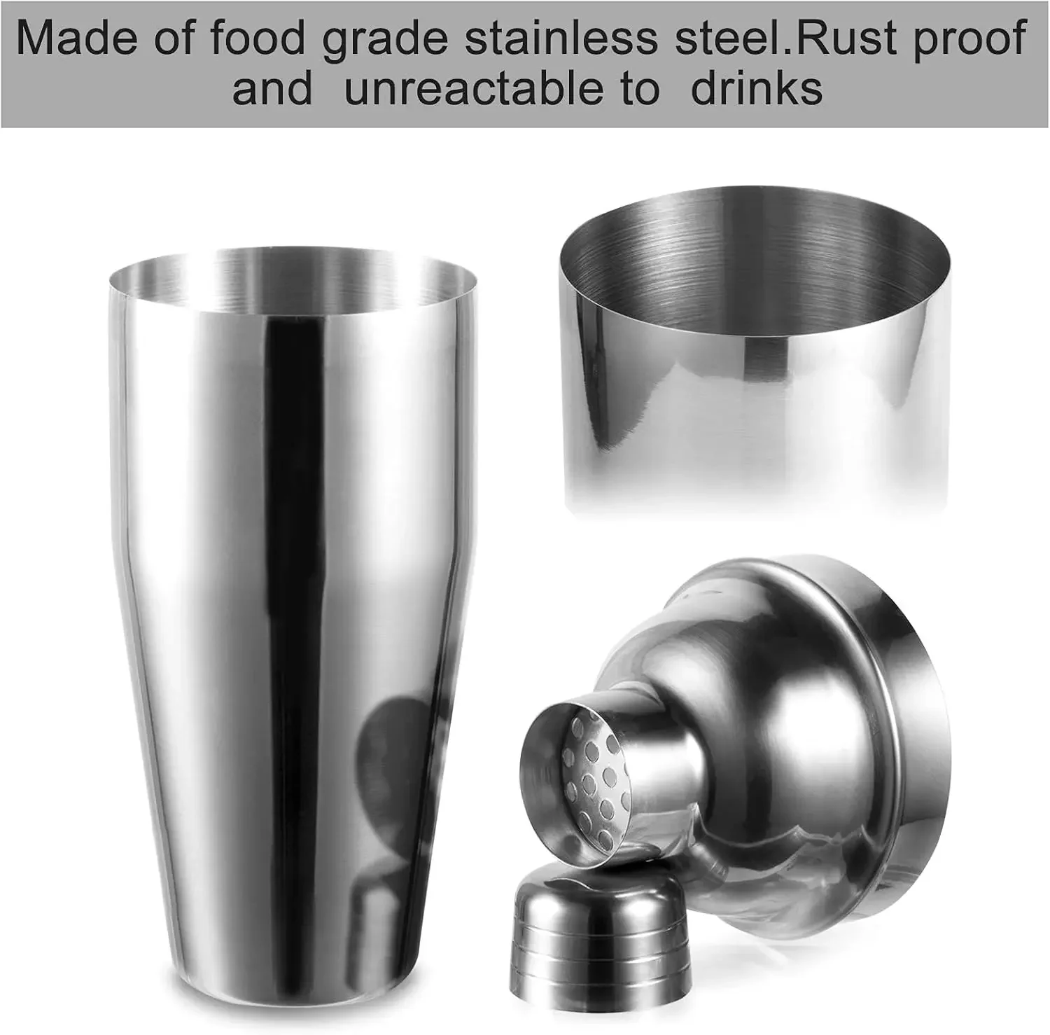 3/6 Stück Cocktail Shaker Edel – Boston Shaker Set Bewertung und Preis