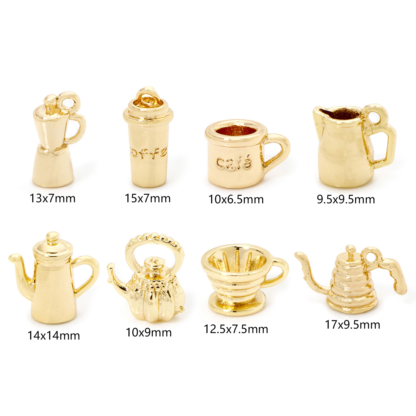 2/5 Stück Messing Charms 18k v – Citrus Juicer Bar Bewertung und Preis