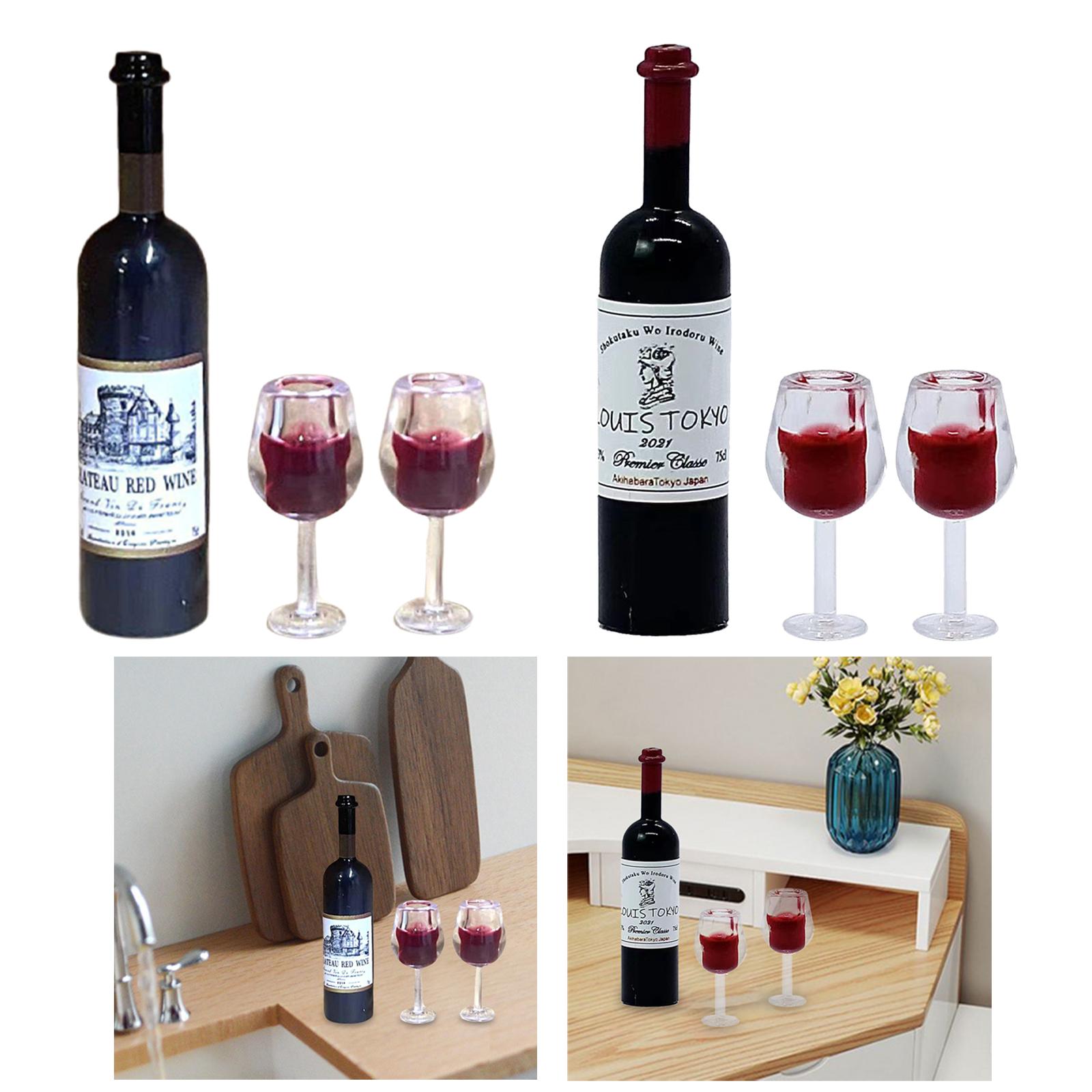 Puppenhaus-Weinflaschenbecher  – Home Bar Supplies Bewertung und Preis