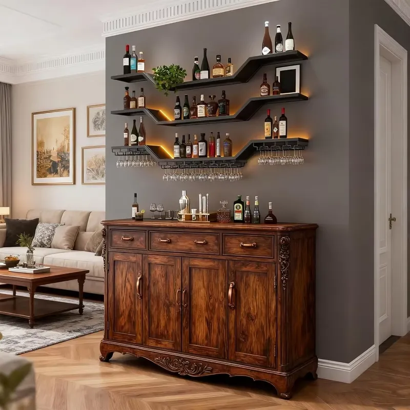70,8 Zoll LED Wandmontiertes W – Home Bar Shelf Bewertung und Preis