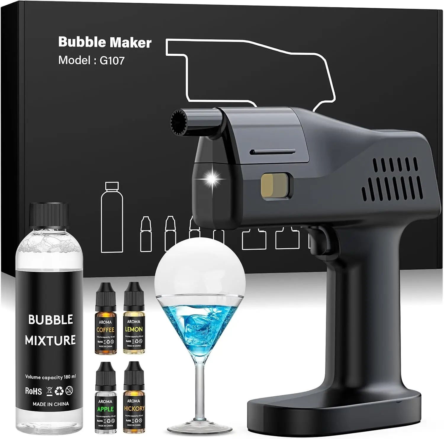 Elektrisches Cocktail-Rauchbla – Smoking Gun Kit Bewertung und Preis