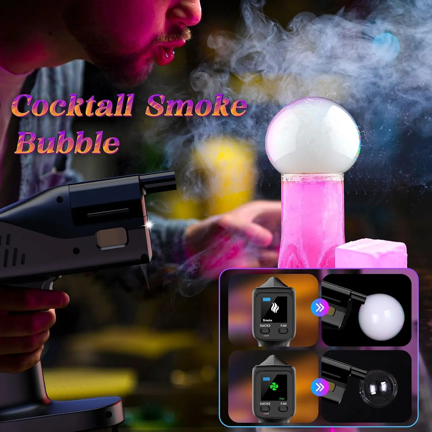 Elektrisches Cocktail-Rauchbla – Smoking Gun Kit Bewertung und Preis