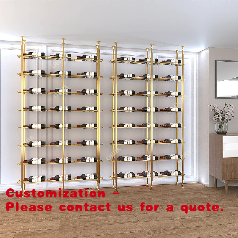 Maßgefertigtes Metall-Weinrega – Home Bar Shelves Bewertung und Preis